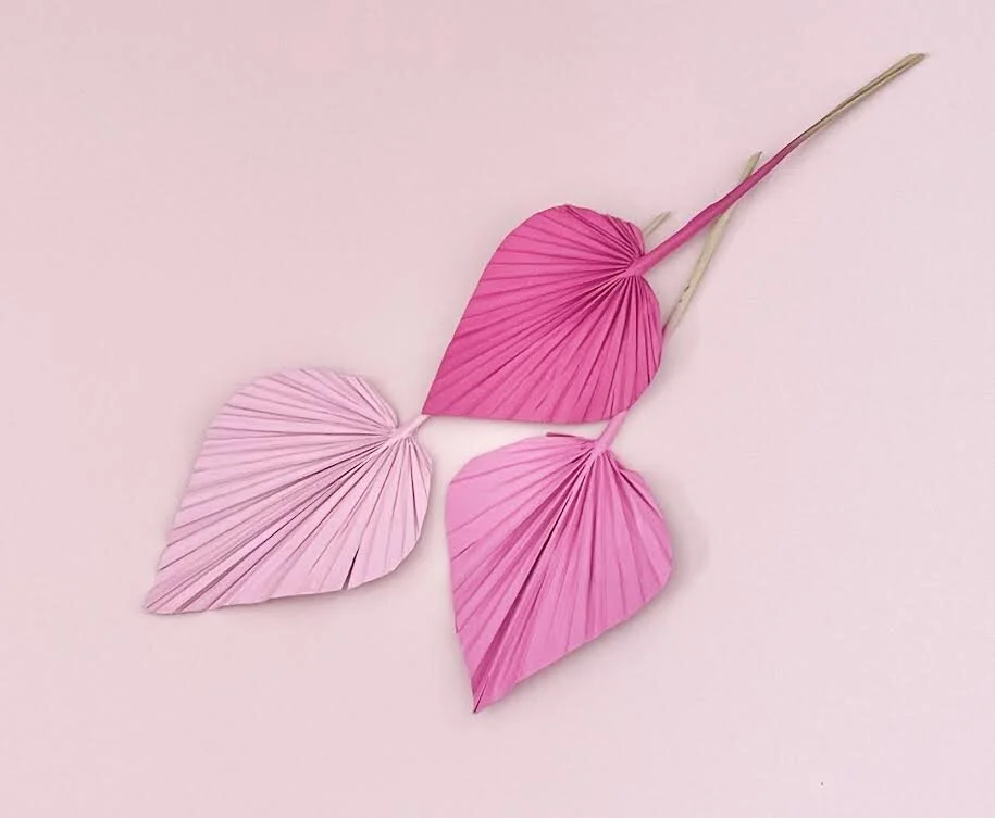 3 LOVESTRUCK MIXED PINK SPEAR PALMS