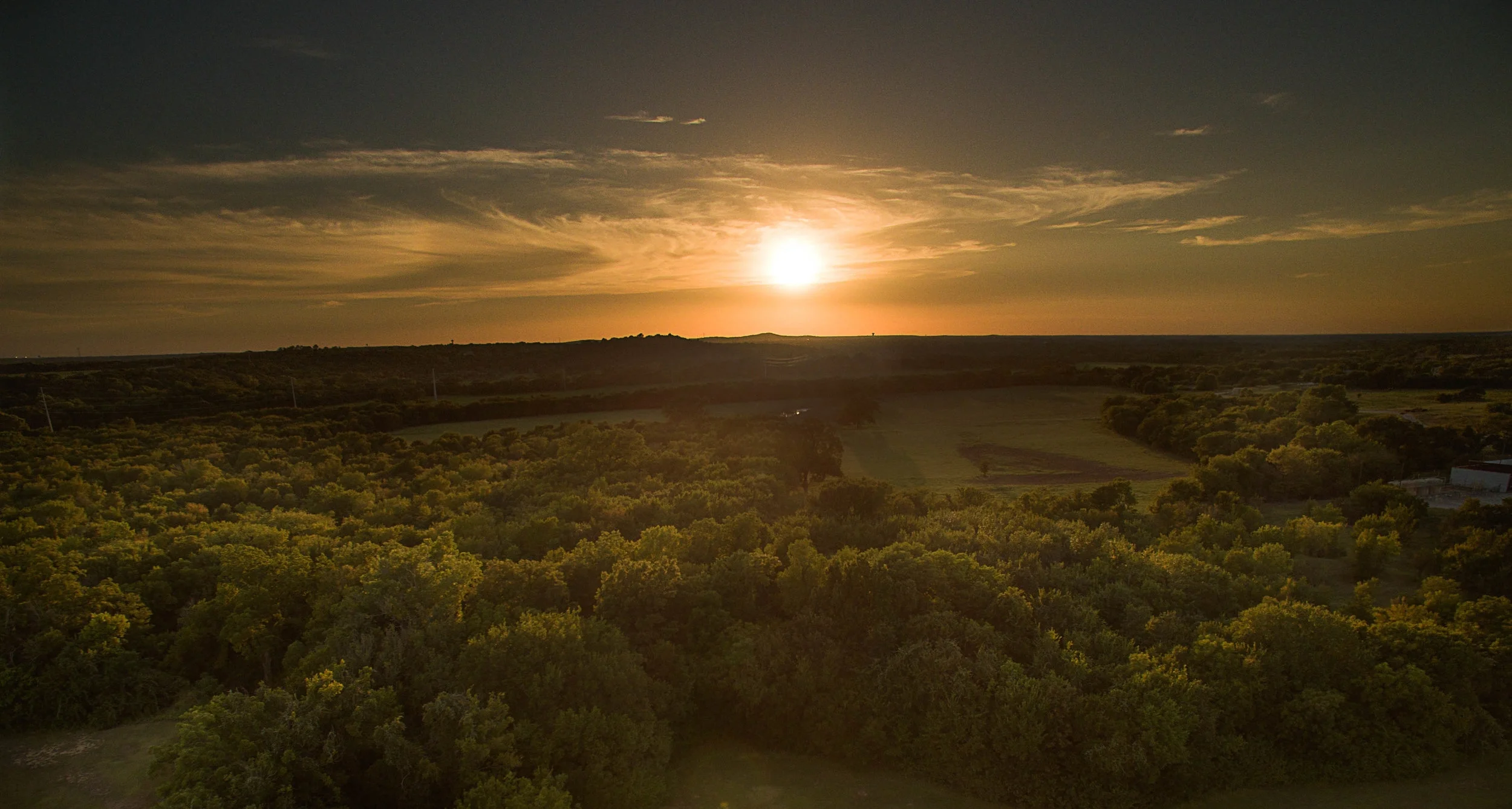Sunset in Denton, TX