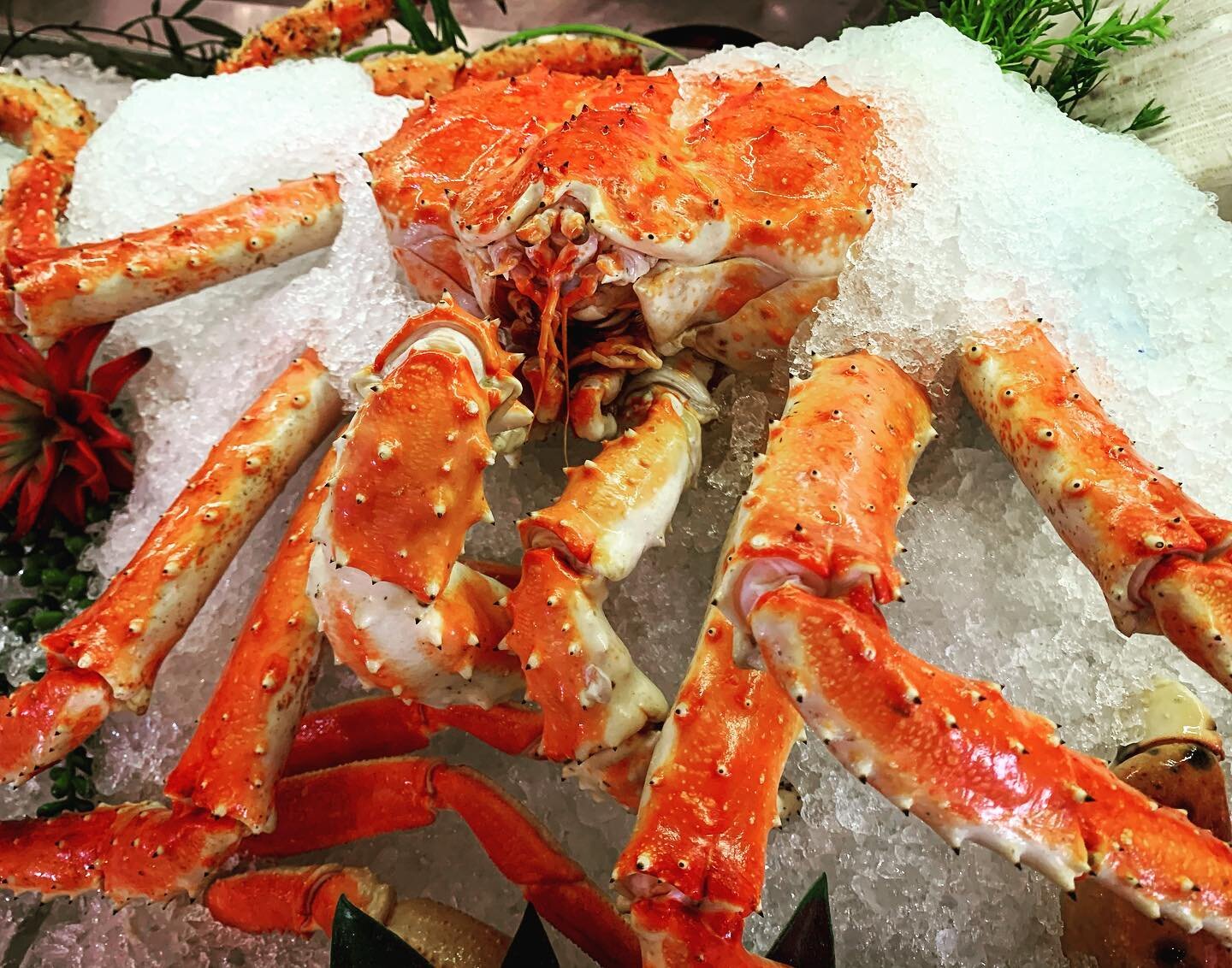 Whole 6.9 lb Alaskan King Crab on the menu tonight!