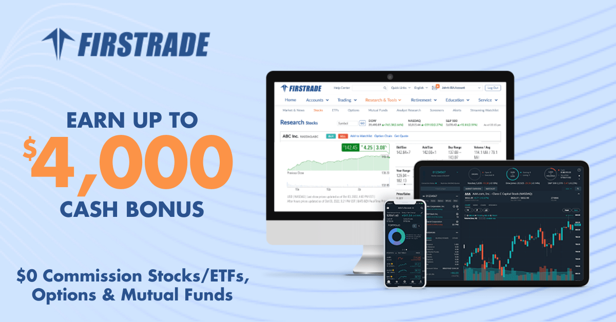 Firstrade Launches Cash Bonus Awards For New Customer Deposits