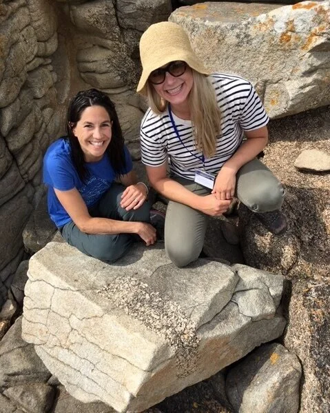 A rare foray into the field in France with post-doc adviser Liz Cottrell
