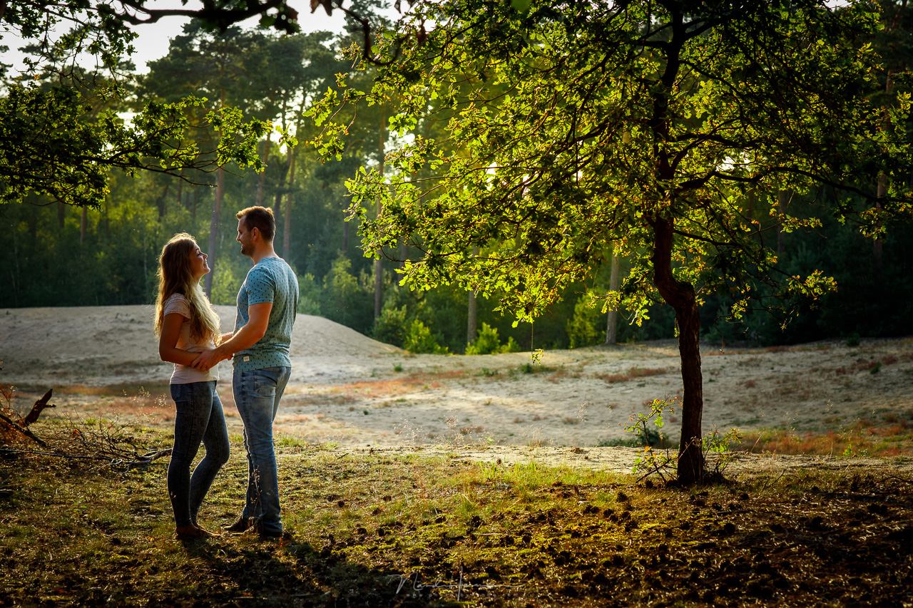 Een loveshoot door trouwfotograaf nando is een fijne ervaring, en kom je op een natuurlijke manier samen op de foto.