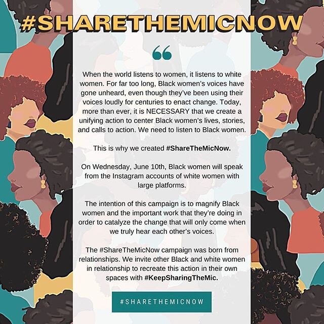 Listen up! Follow these accounts if you want to amplify black voices and learn more about empowering with empathy! Reposting from @glennondoyle #keepsharingthemic