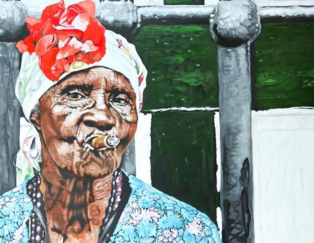 There&rsquo;s no place on the planet like Havana. It&rsquo;s unmistakable. 
But what most people remember about their trip to the city isn&rsquo;t the architecture or the old vehicles.
The buyer of this painting recognized this lady from his trips to