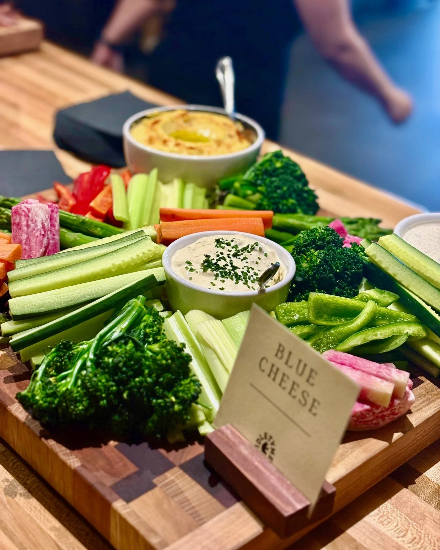 Spring has us thinking about all of the amazing vegetables that come from local farmers. Available on our crudite and across the entire catering menu.