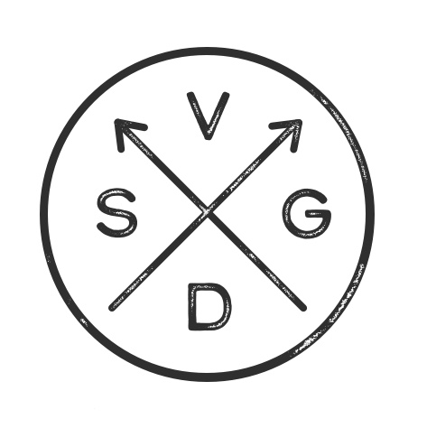 Version D: Arrows, letters read top, left, right, bottom