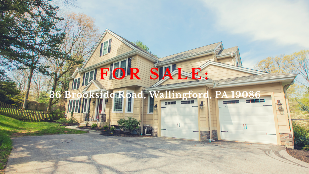 For Sale: 36 Brookside Road, Wallingford, PA 19086