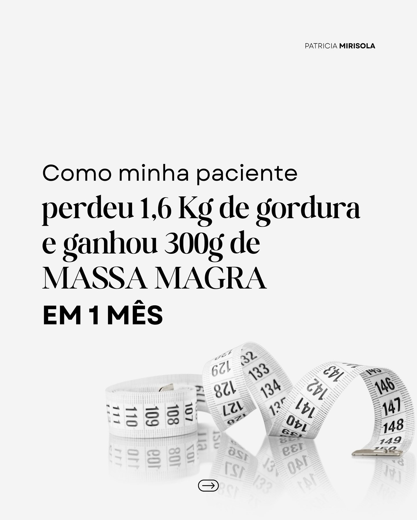 Esse &eacute; o resultado quando voc&ecirc; **para de seguir dietas que n&atilde;o encaixam na sua rotina**

e come&ccedil;a a aplicar uma estrat&eacute;gia alimentar que **acompanha seu ritmo &mdash; e n&atilde;o o contr&aacute;rio.**

Quando a nutr