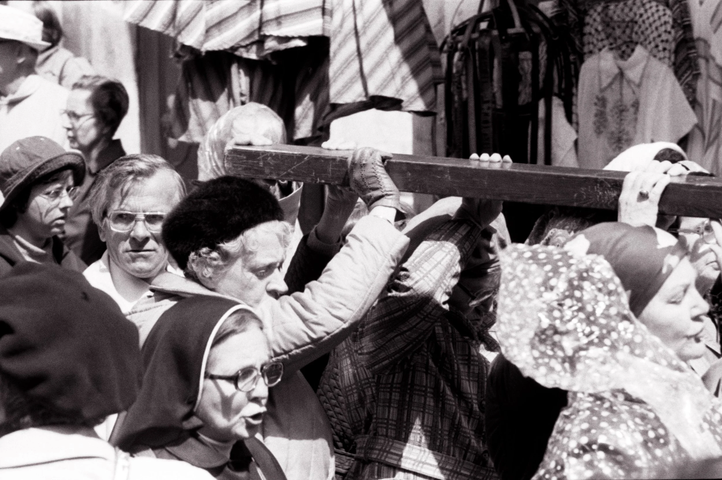 Good Friday on Via Dolorosa, #10 Old City Jerusalem, Israel, 1978