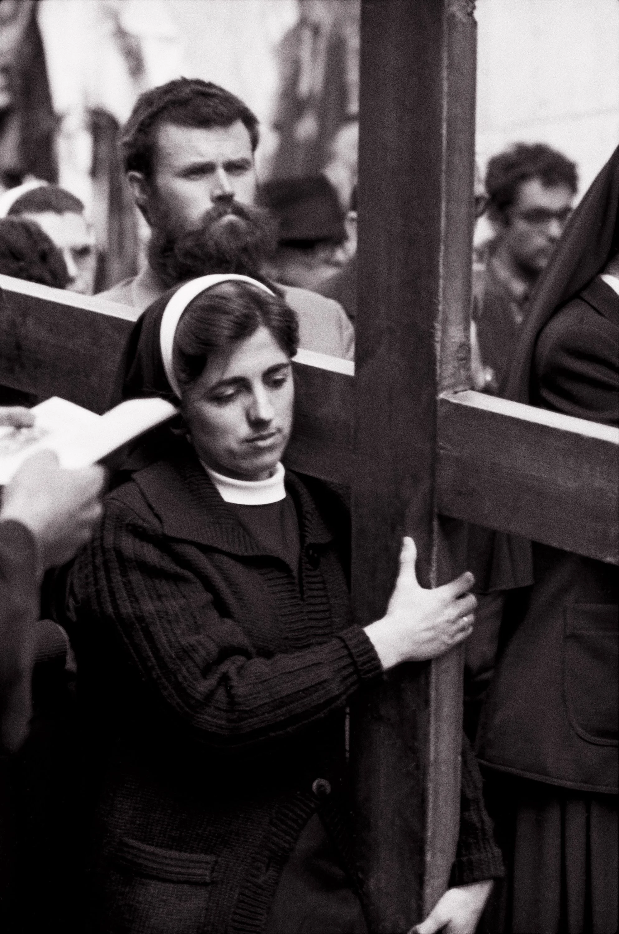 Good Friday on Via Dolorosa, #3, Old City Jerusalem, Israel, 1978