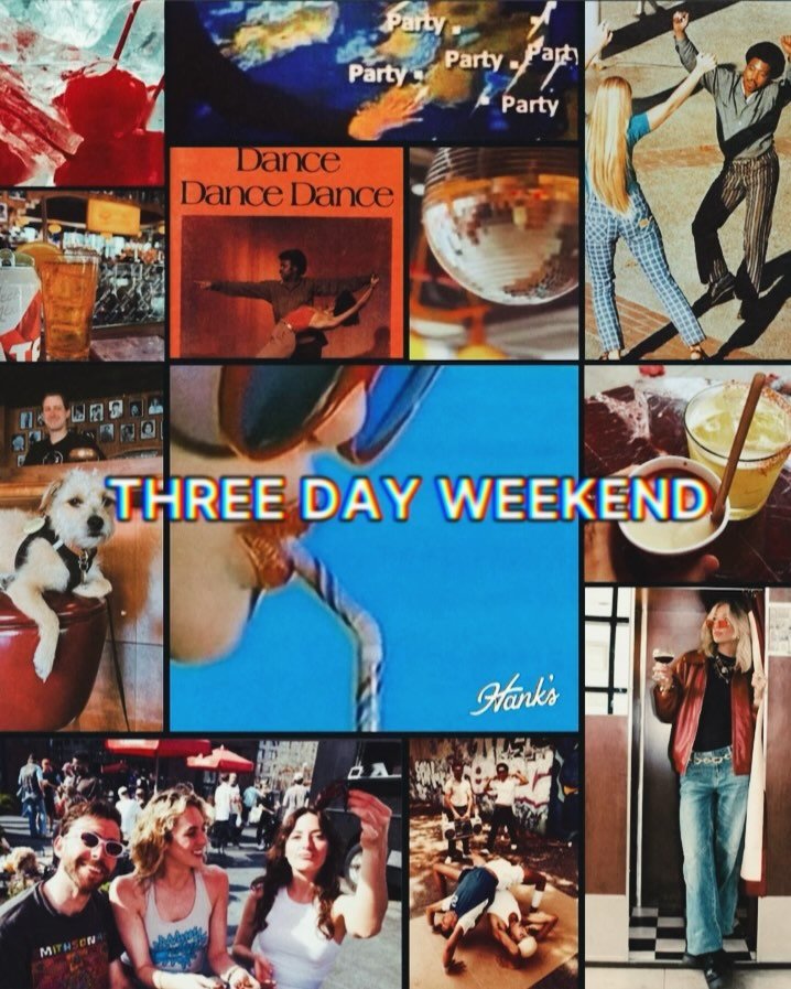 🪩🍹THREE‼️DAY‼️WEEKEND‼️✨🤪

#threedayweekend #lolsurprise #mdw #hanks #bk #hanksbk #longweekend #moredrinks #morefun #saturday #sunday #monday #mondayfunday #bushwick #bars #cheers #cheerstotheweekend #cheerstothat #cocktails #beer #wine #mocktails