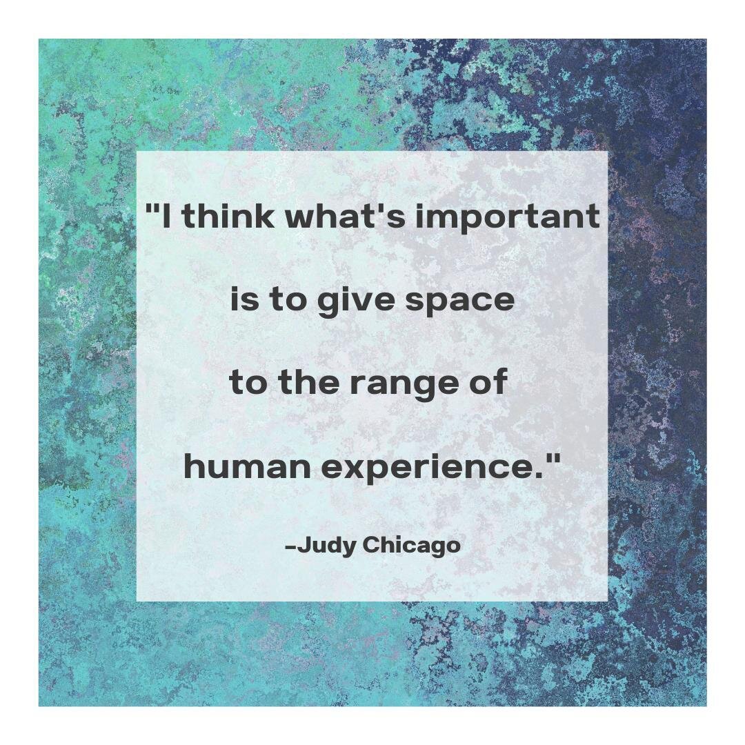 @judy.chicago you are an inspiration.⁠
⁠
these words resonate across the spectrum of art, design and life in general.⁠
⁠
#mondaymotivation ⁠