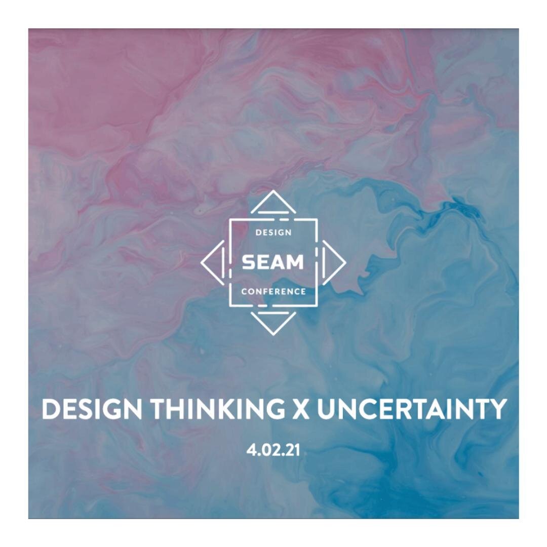 I am so excited to be joining the SEAM design conference again this year.⁠
The conference is produced by the talented Design Leadership students in the @marylandinstitutecollegeofart &amp; @johnshopkinsu MAMBA program.⁠
⁠
Check out our stories today 