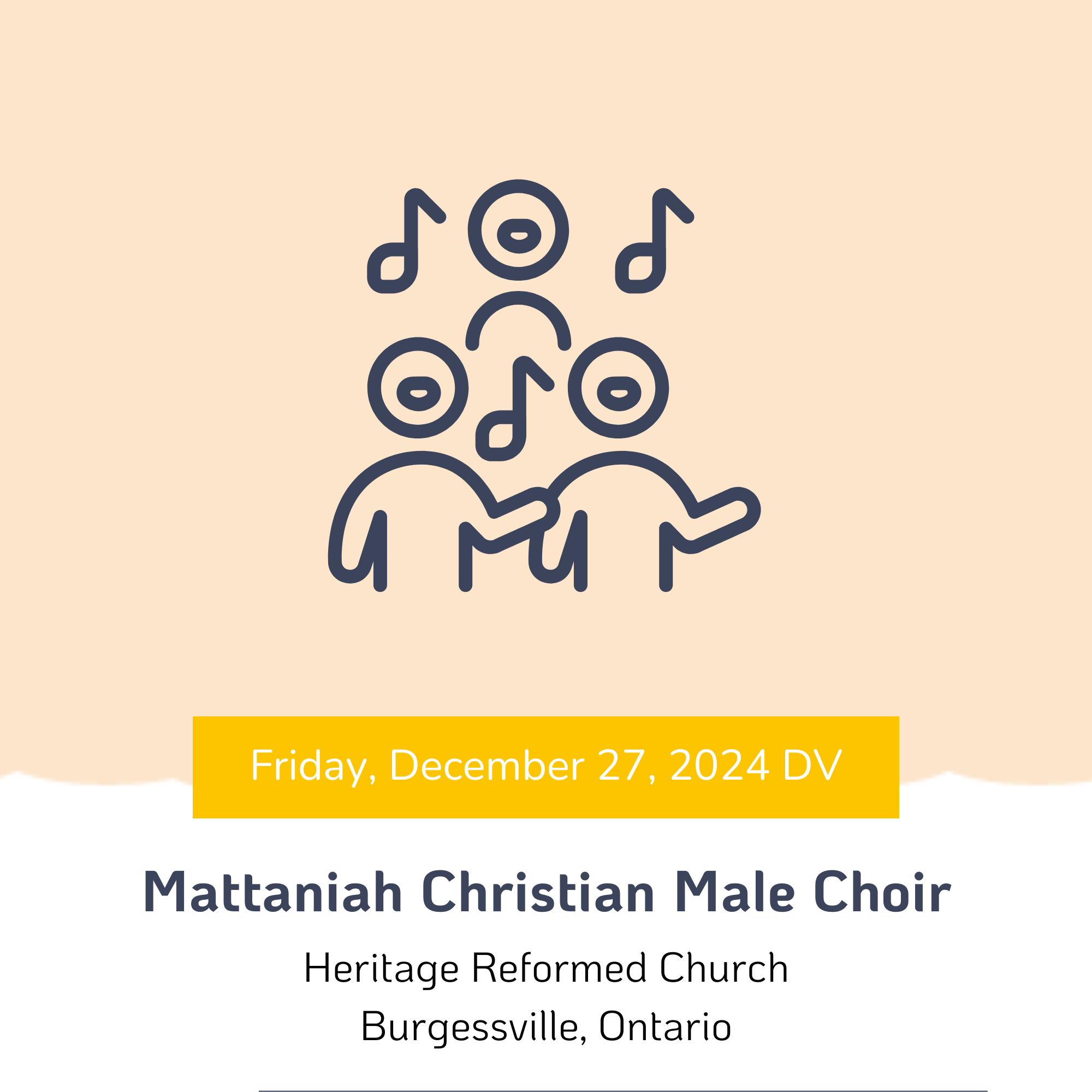 Mattaniah Christian Male Choir Concert