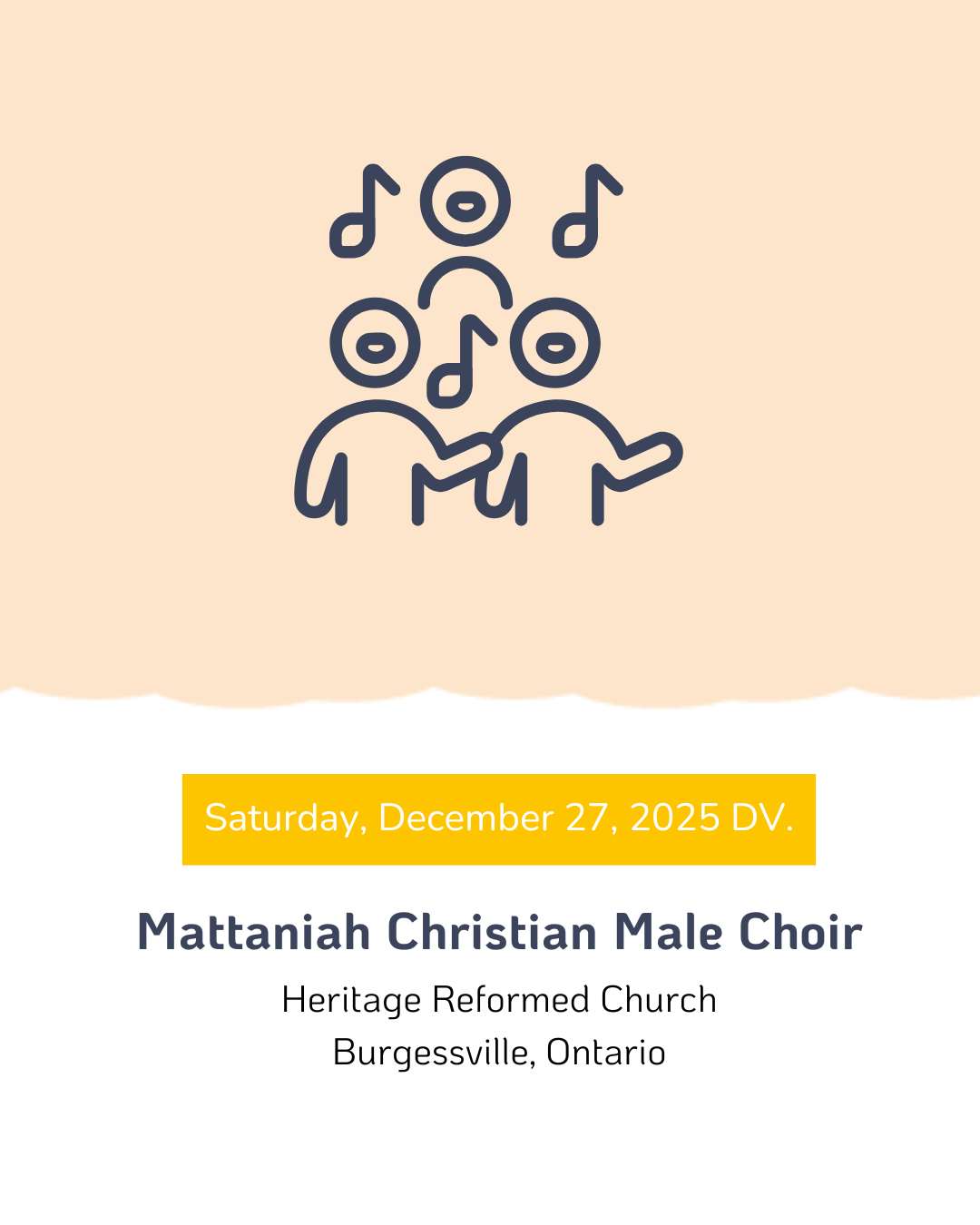 Mattaniah Christan Male Choir Concert