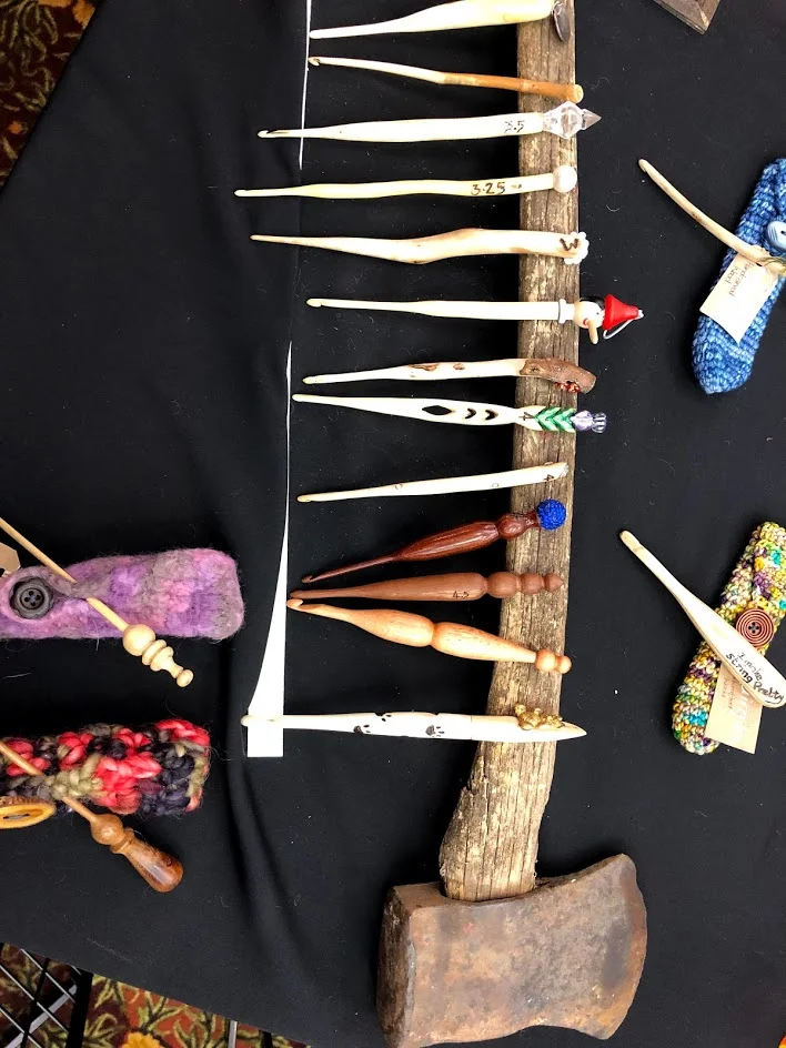 Handmade crochet hooks