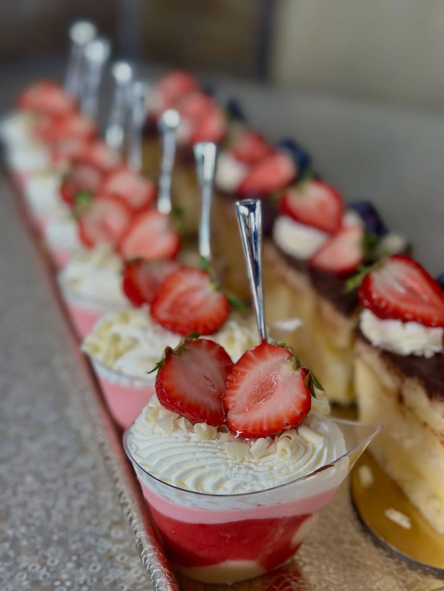 ✨ Dessert dreams ✨
Strawberry Parfait layered with love 🍓 + our rich, silky Boston Cream Cake 🍫💛 &mdash; both made fresh in-house, from scratch.

Life&rsquo;s too short not to say yes to dessert 🥄☕️

#strawberryparfait #bostoncreamcake #desserts 