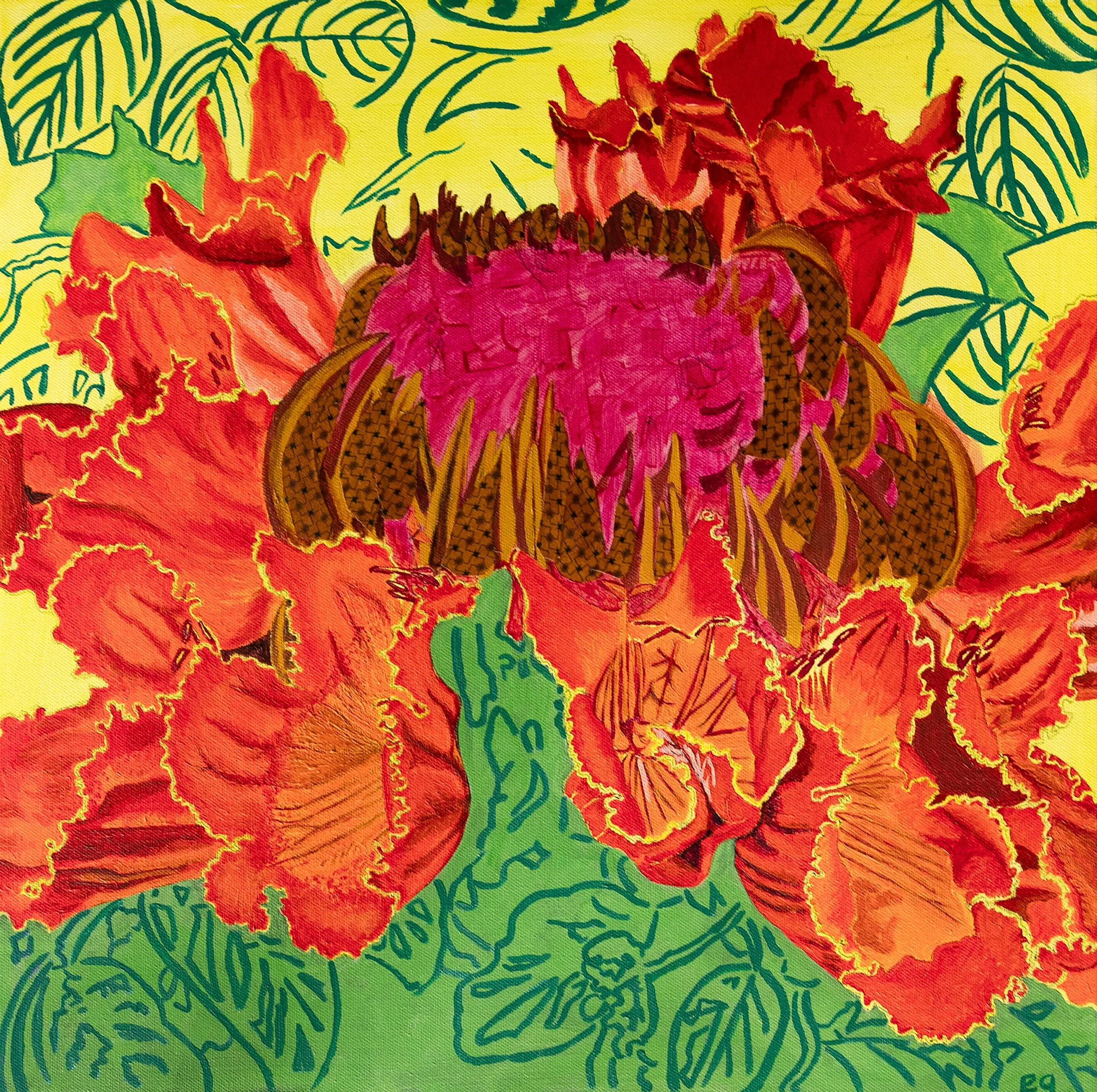 African Tulip Tree Blossom