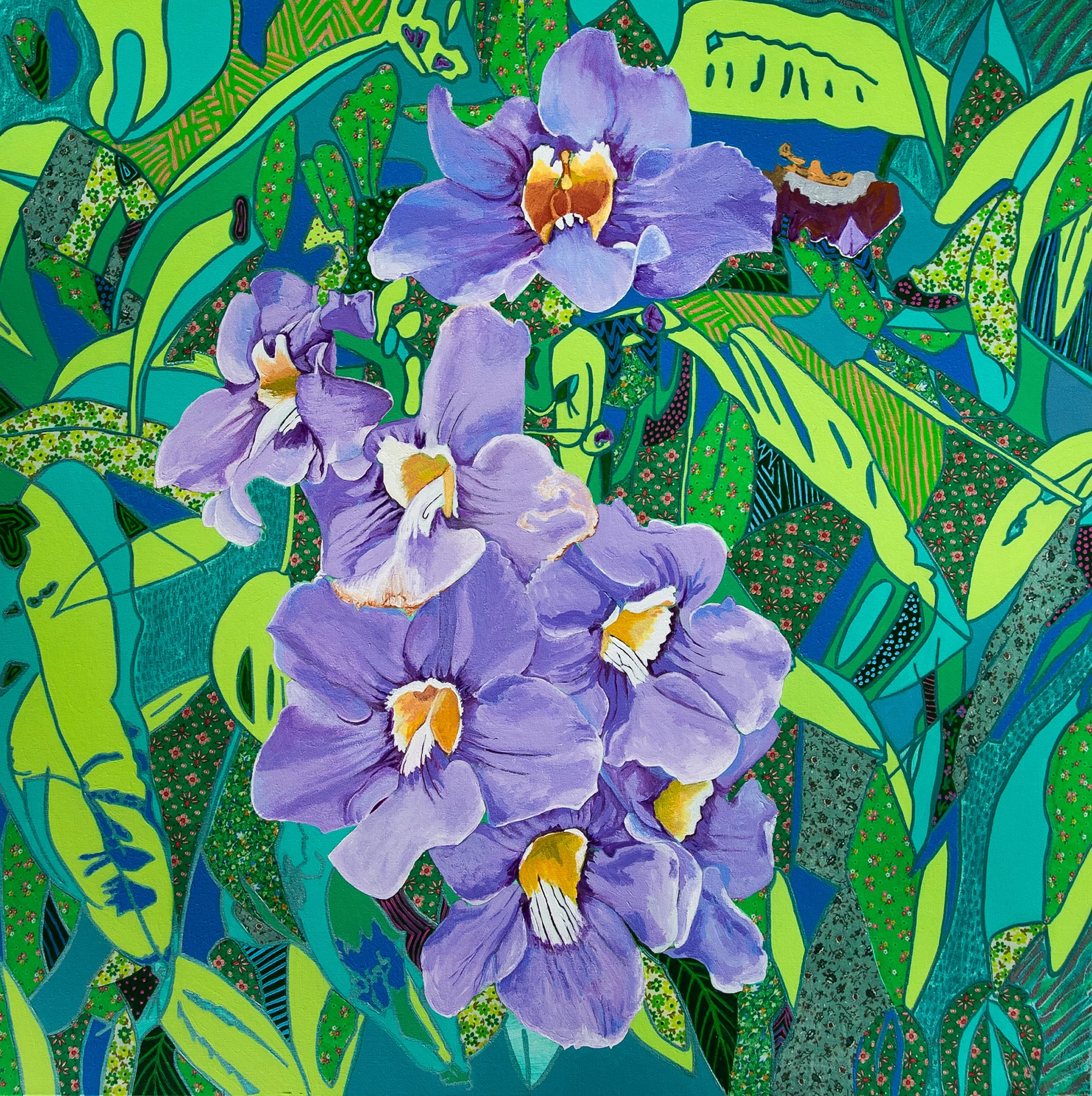 Sentient Skyflower-acrylic and cotton-36 x 36 inches.jpg