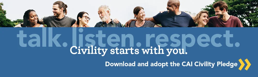 The Community Association Civility Pledge