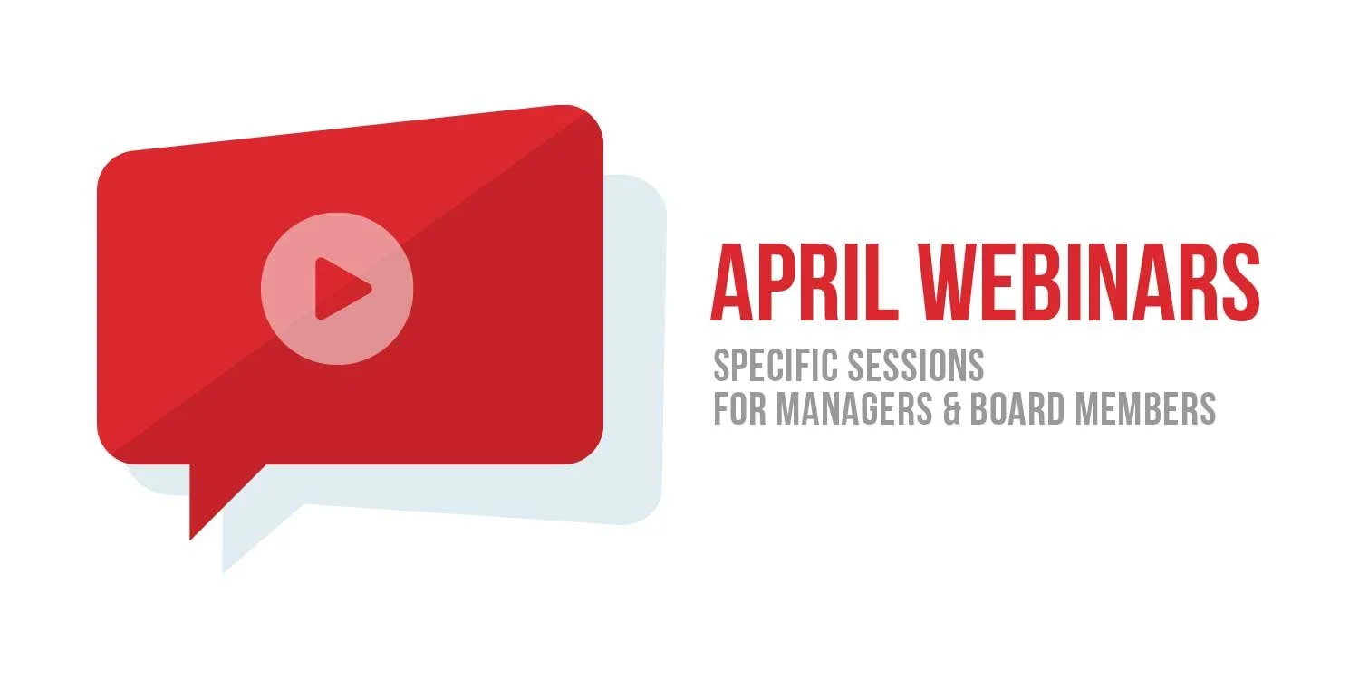 New Webinars Posted for April