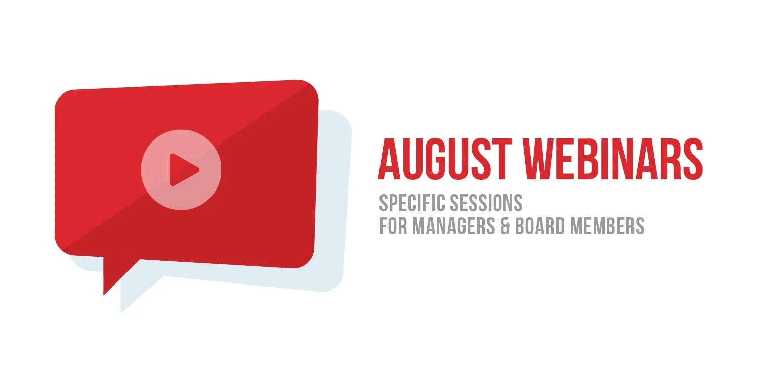New Webinars Posted for August