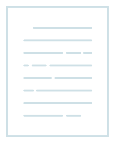 sheet of paper moves in from left