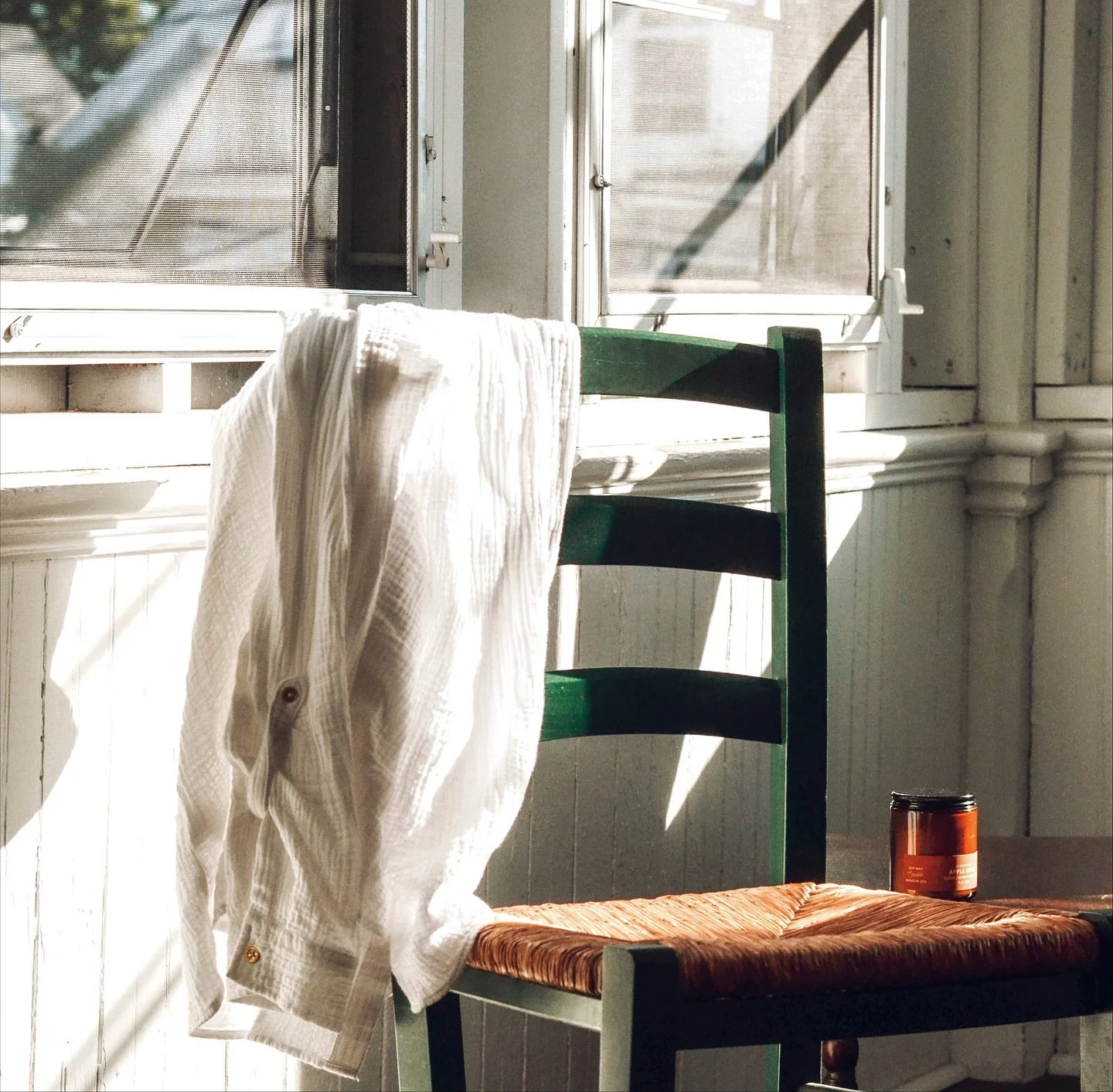 A cozy corner for a candle to burn. Count me in! 

Today marked the first day of November. In true spirit, my son had the Christmas record playing and the freshly poured candles in the studio had our house smelling like the holidays.  It was kinda ma