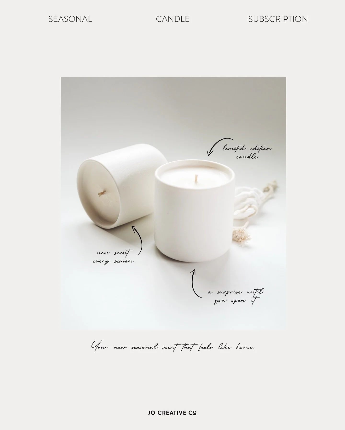 Your new seasonal candle that feels like home. Our first ever Candle Subscription made for every season!! 🤍

With changing out our seasonal collections this year with our best sellers over the year for a most consistency in the shop, I&rsquo;ve deci