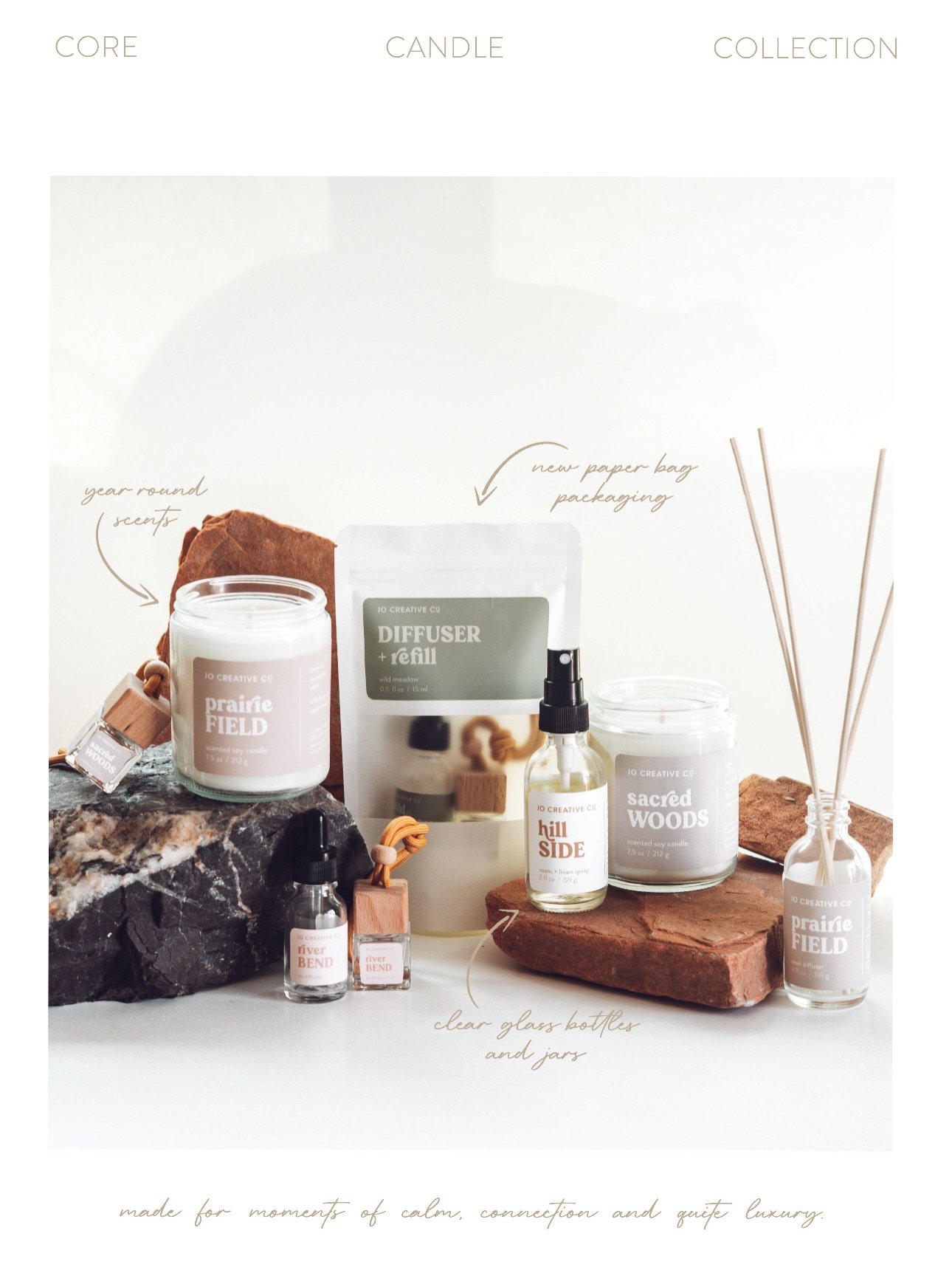 Our Core Collection is LIVE!! ✨ Shop all your favourites now

hillSIDE &bull; orange blossom | sea salt | sandalwood
riverBEND &bull; palm | mahogany | white oak
prairieFIELD &bull; lavender | eucalyptus | cedar
sacredWOODS &bull; sage | saffron | pa