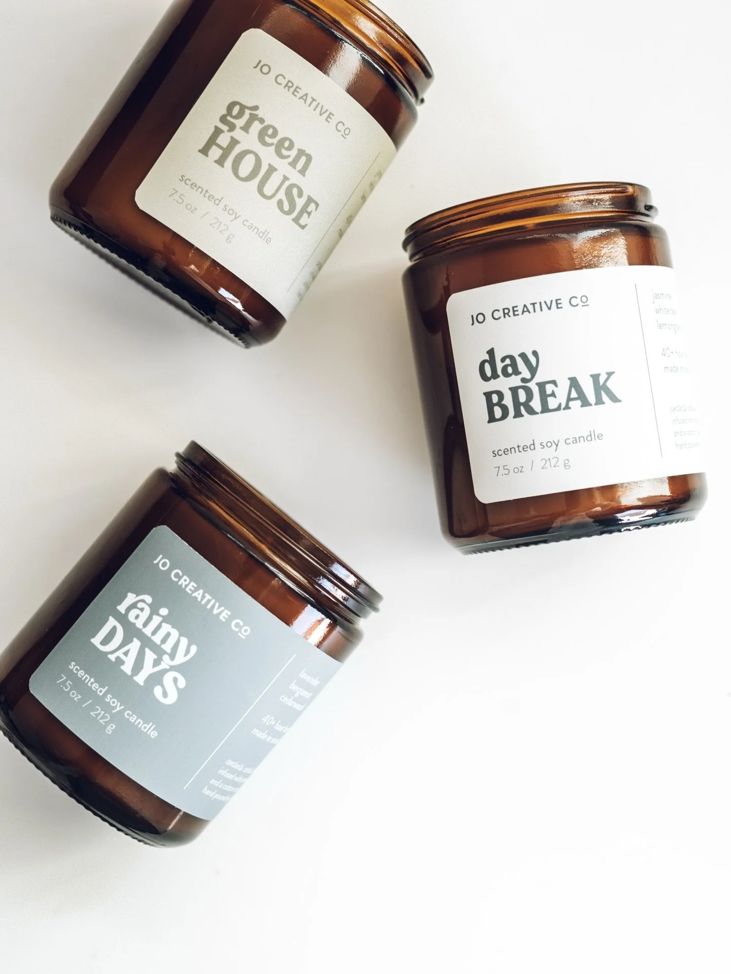 This is the last month to grab our Spring scents before they&rsquo;re gone! 🌱☀️

Spring Scents:
Greenhouse: Citrus, Cucumber, Basil 
Daybreak: Jasmine, White Tea, Lemongrass
Grey Skies: Mandarin, Black Pepper, Sandalwood
Rainy Days: Lavender, Bergam