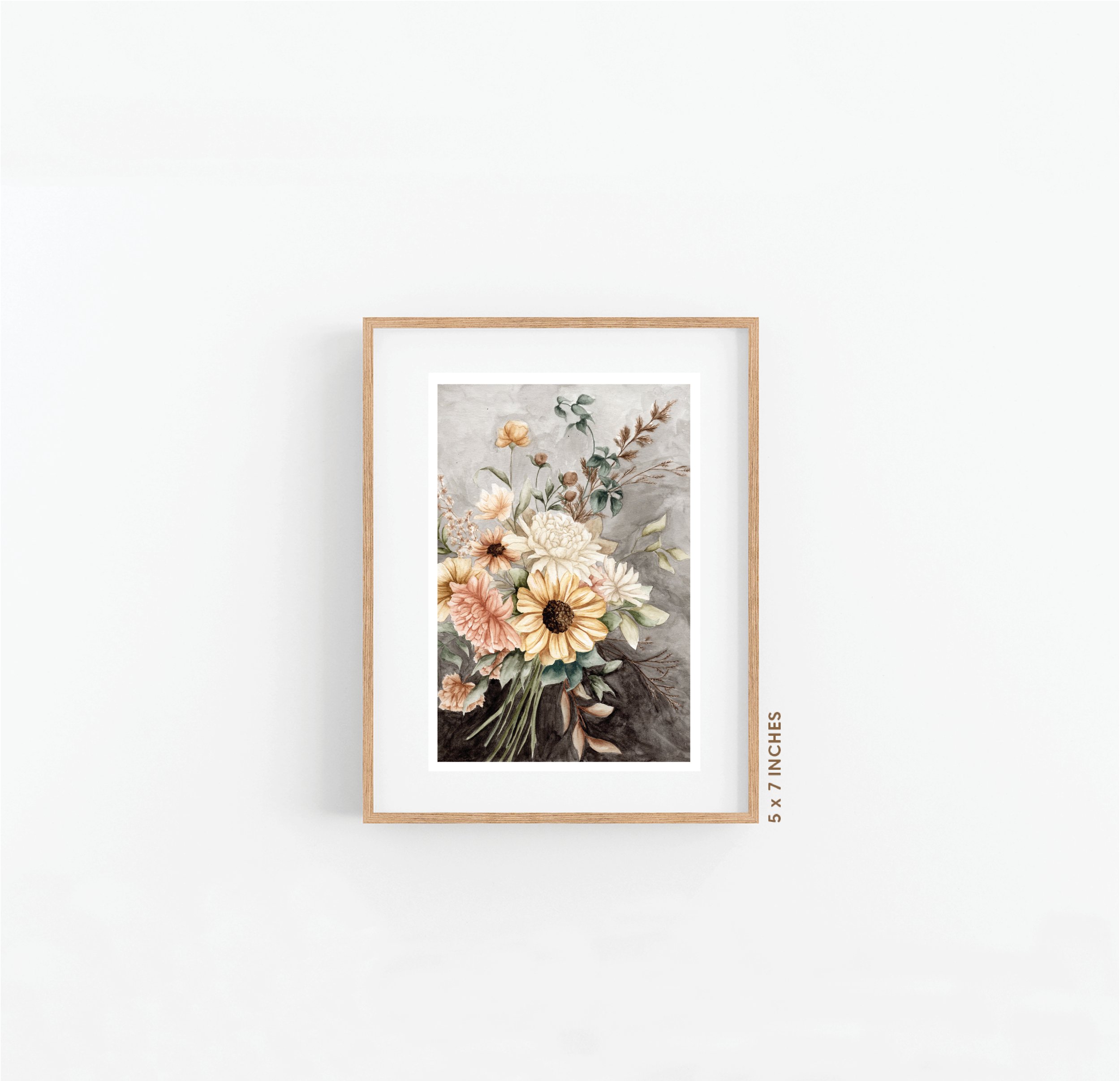 Small Fall Florals Print