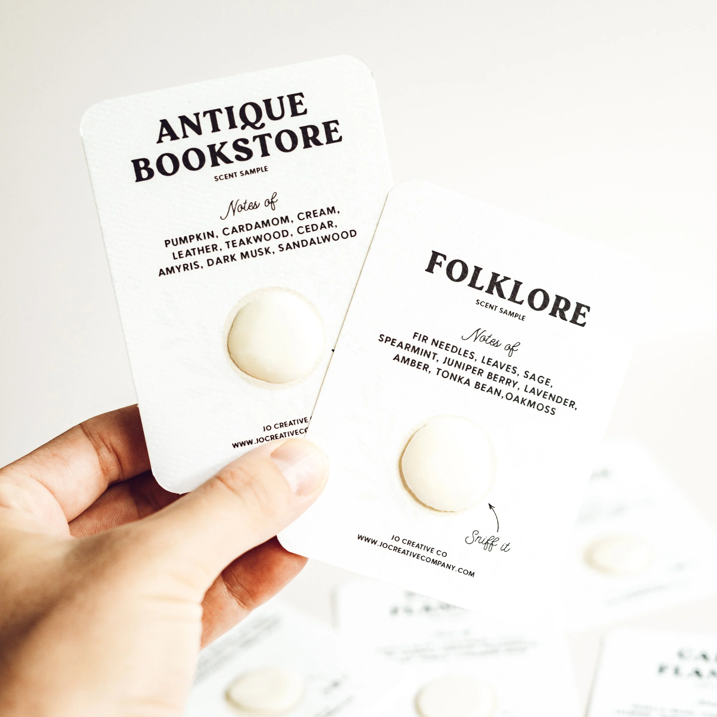 Scent Sample Cards