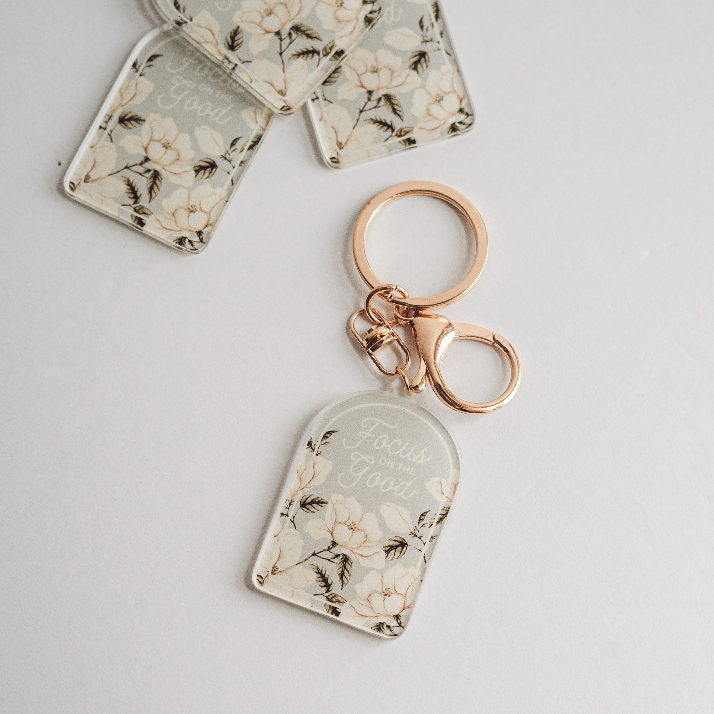 Focus on the Good Keychain