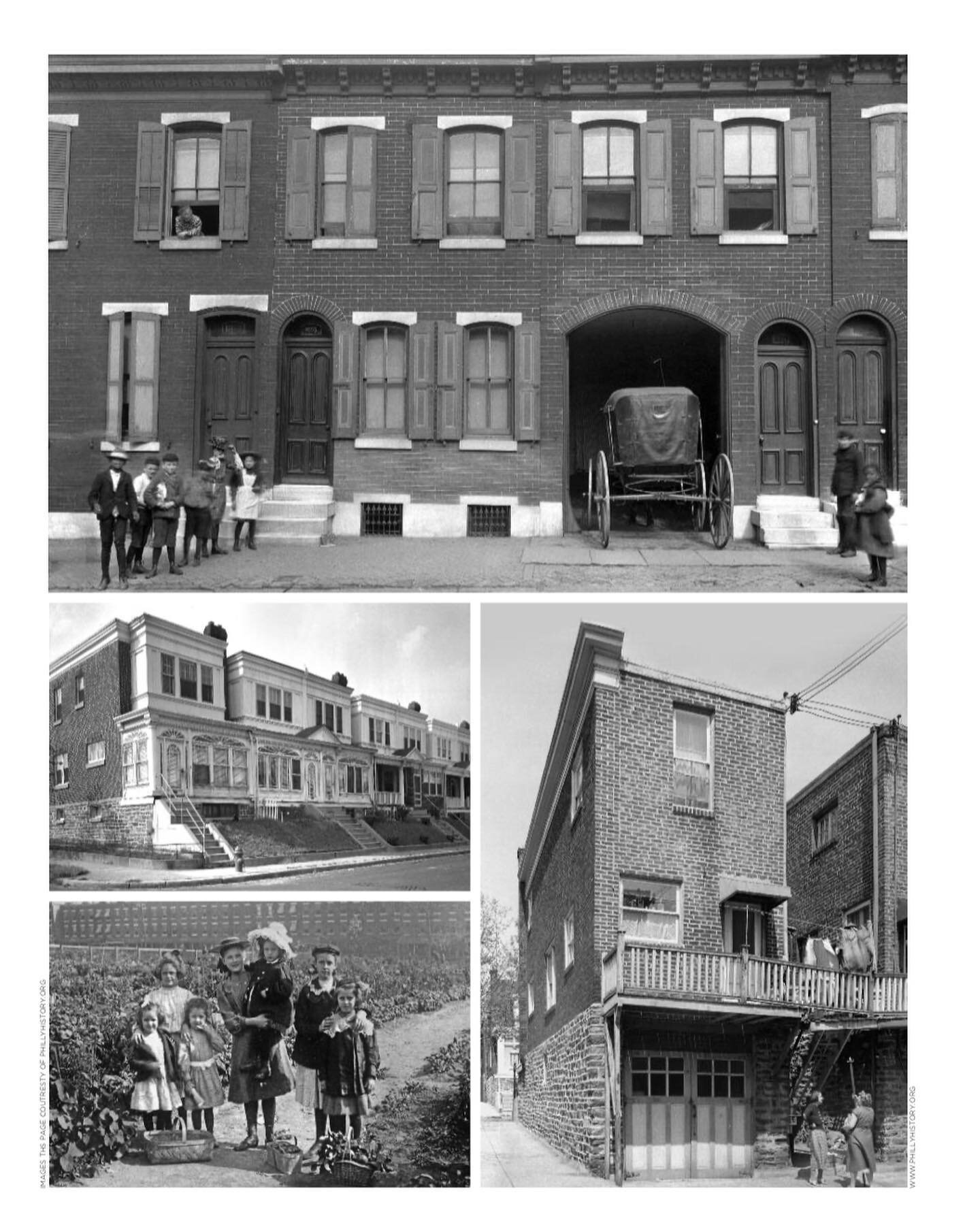 Some pretty cool photos and information in the Philadelphia Rowhouse Manual!

&ldquo;The Philadelphia RowHouse

There were three significant eras in the growth of Philadelphia, and the following sections describe the types of rowhouses that were comm