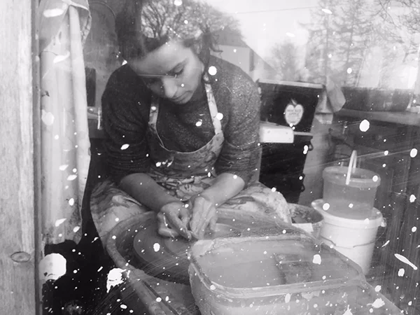 Potting through the shed window. small.jpg