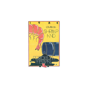 1984 Festival Poster — Louisiana Shrimp and Petroleum Festival