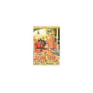 1997 Festival Poster — Louisiana Shrimp and Petroleum Festival