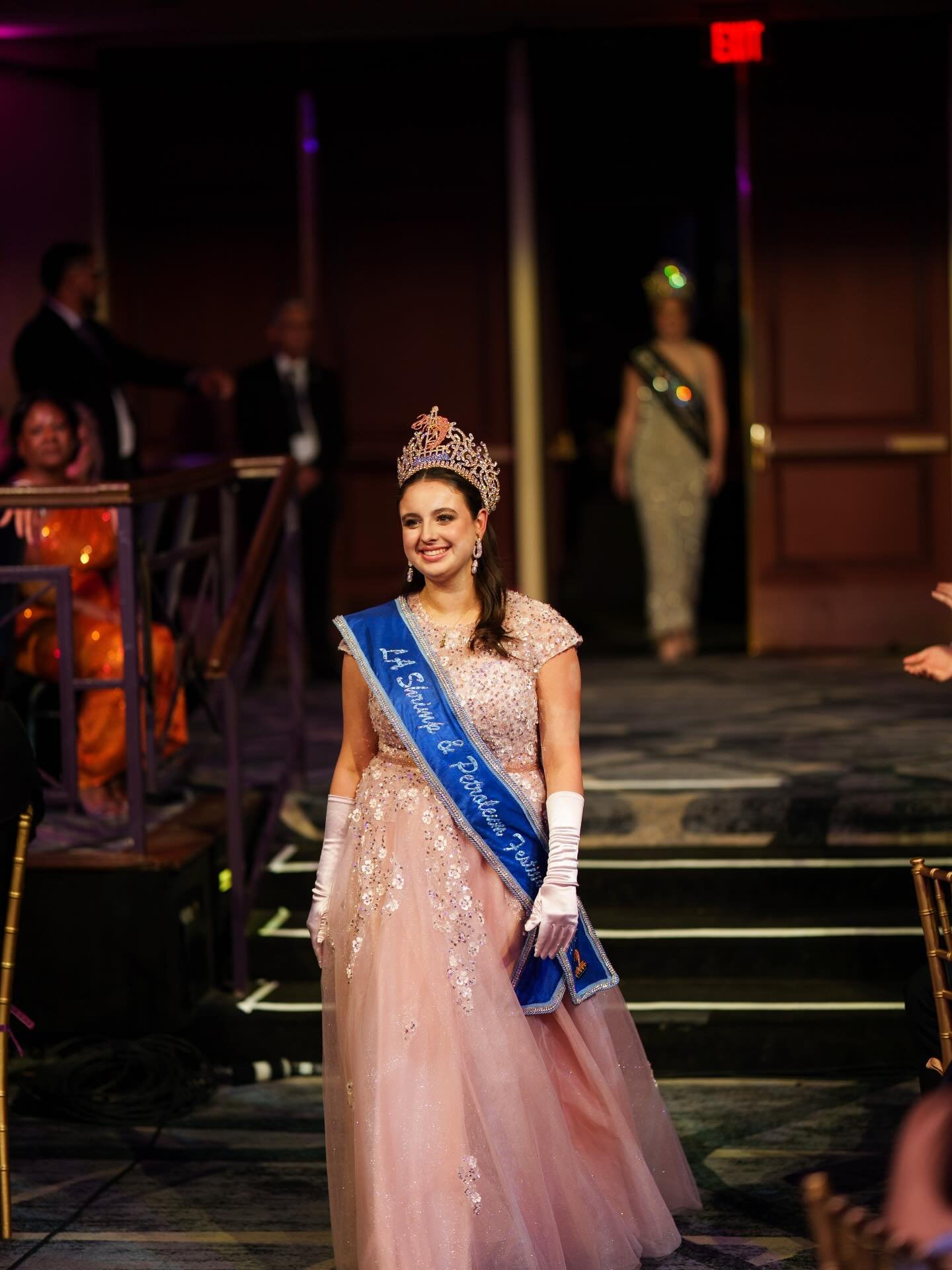 #Queen90 attended the Captain&rsquo;s Dinner Dance on Friday night of Washington DC Mardi Gras! #LASPF90 #QueenTravels