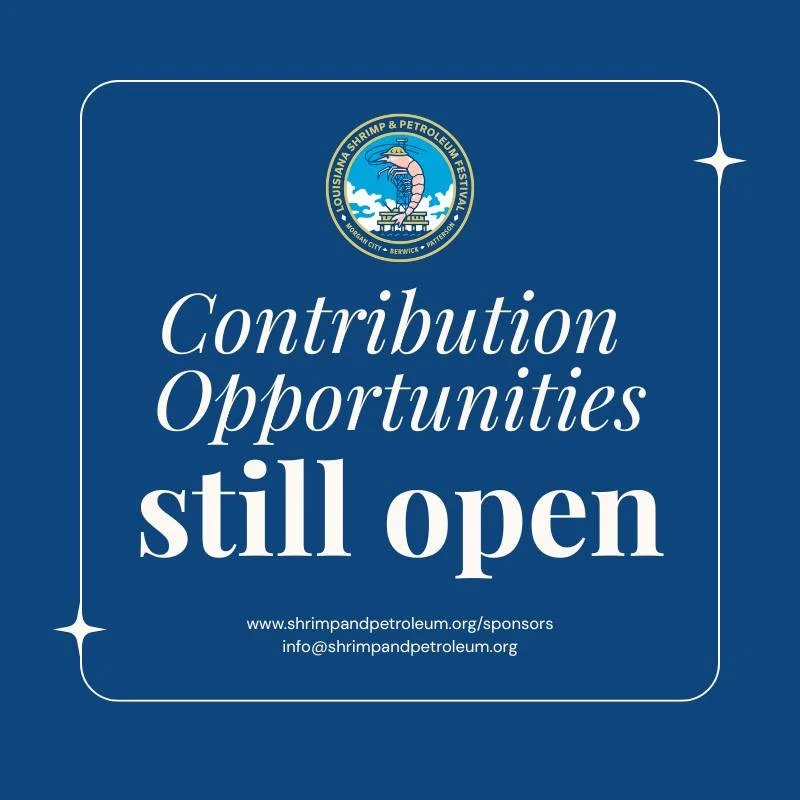 Be part of what makes it all happen 🦐

Membership and sponsorship opportunities for the Louisiana Shrimp &amp; Petroleum Festival are still open!

Join us in supporting this cherished tradition&mdash;learn more on our website. #LASPF91