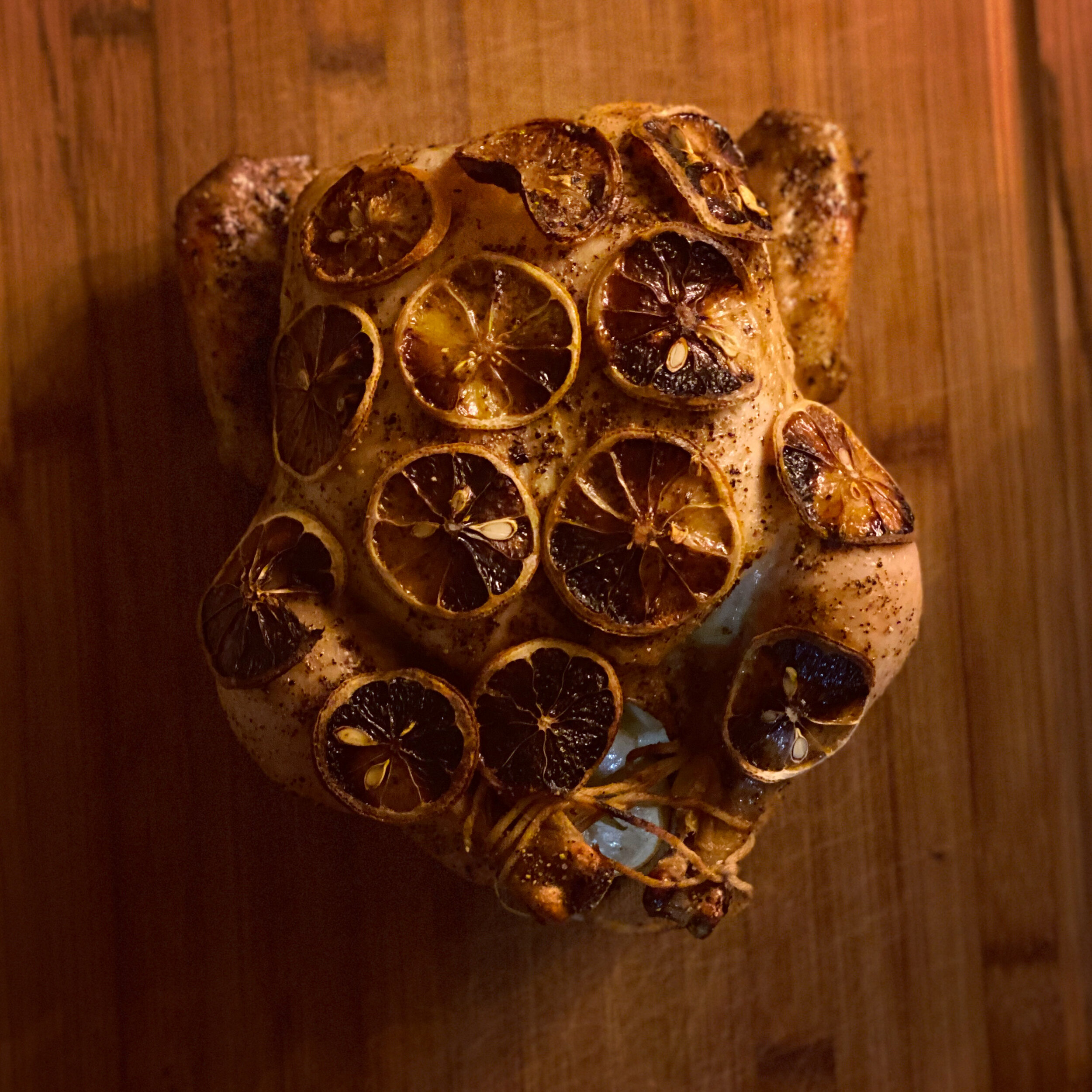 Lemony Peppery Roast Chicken
