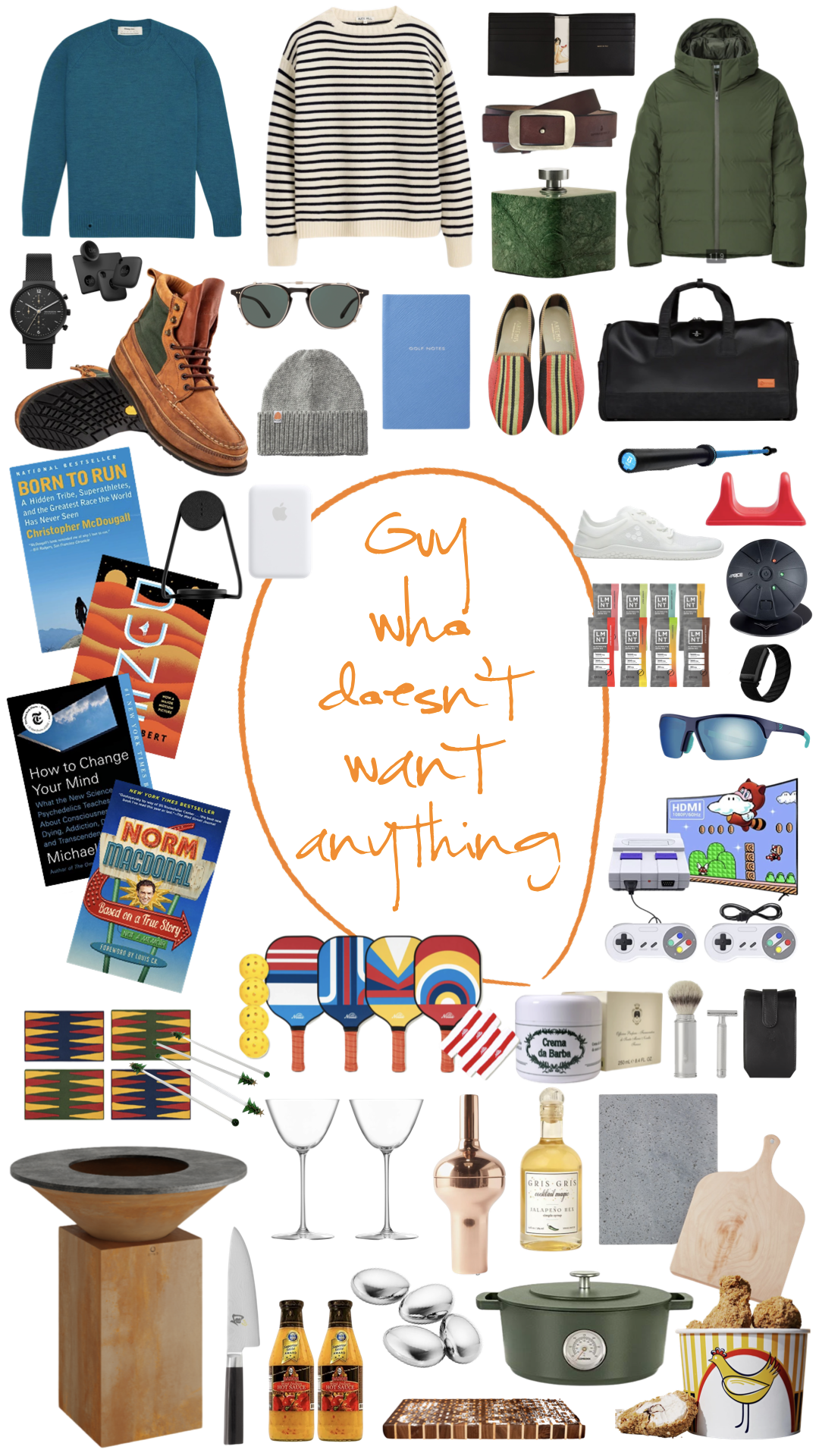 Gift Guides: For The Guy Who "Doesn't Want Anything"