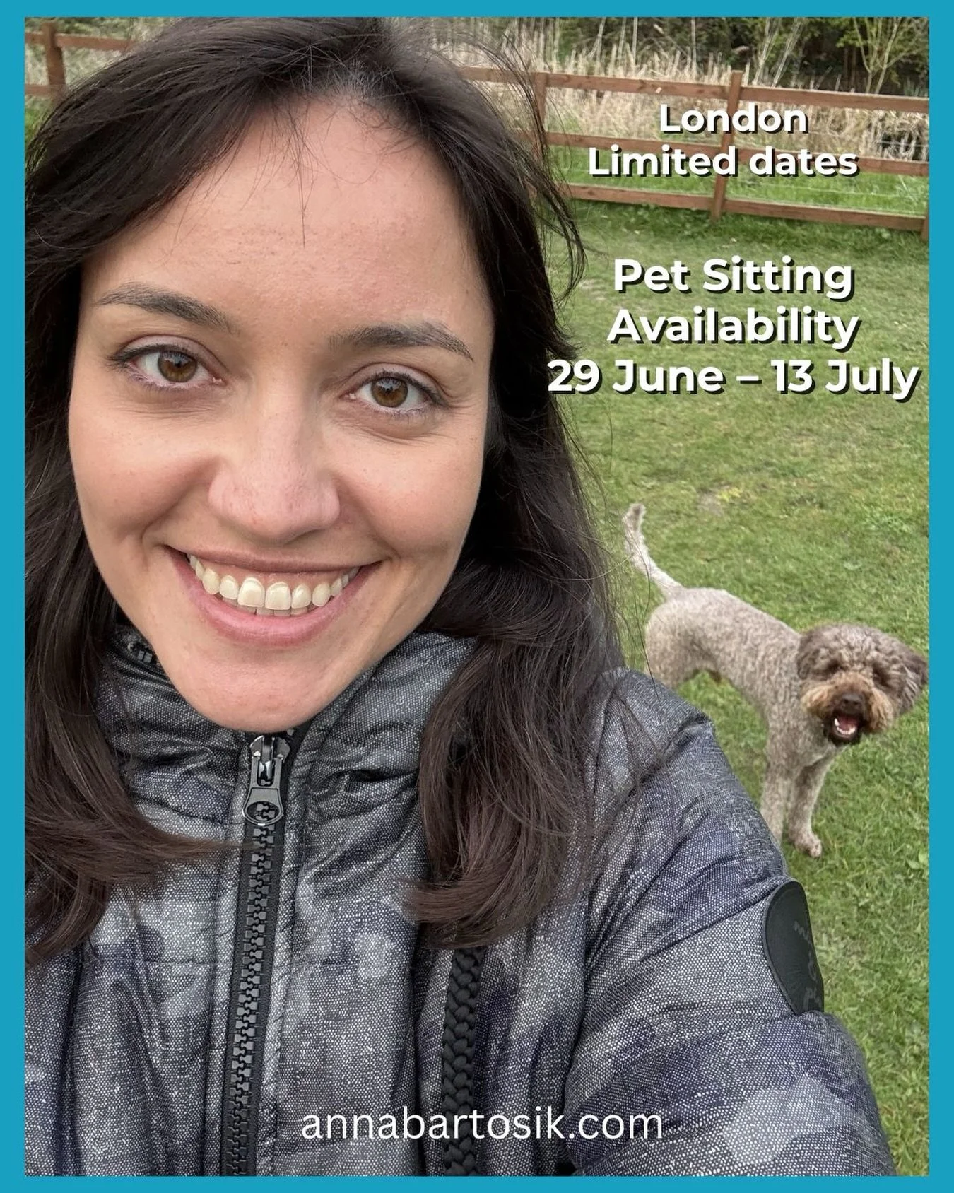 Pet sitting availability
29th June to 13th July 🐾

I offer live in pet sitting, keeping your dog, cat, or both in their usual routine at home.

I am also a dog trainer, so if your dog finds certain situations difficult, like being home alone, reacti