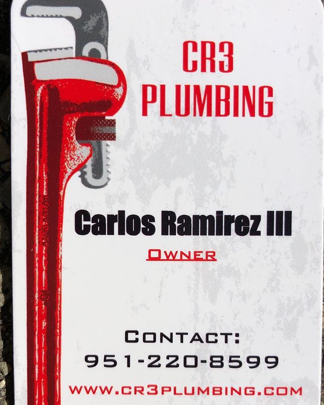 If your in the inland empire area we are available for any plumbing issues. We specialize in commercial and residential new construction but we do schedule service work locally.