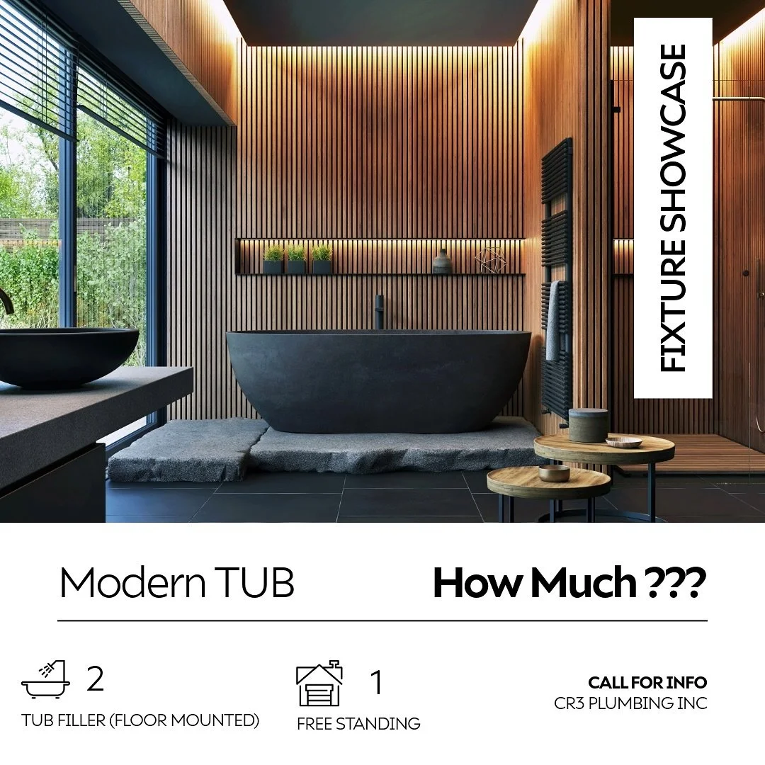 🗣️To swap out your existing tub and replace with a free standing tub and faucet will cost you around $3500 - $4500 dollars for plumbing labor and materials NOT INCLUDING price of your new Tub and filler‼️

🗣️Total est. $8,781 for mid range tub and 