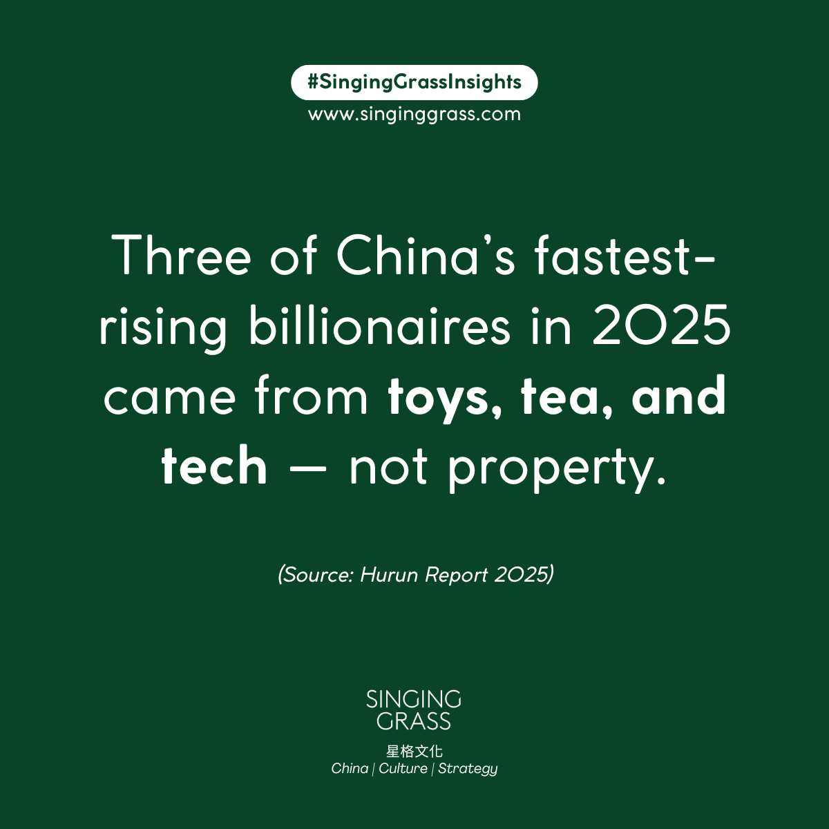 🌱 Singing Grass Insights | The New Faces of China’s Wealth: Emotion, IP, and Innovation