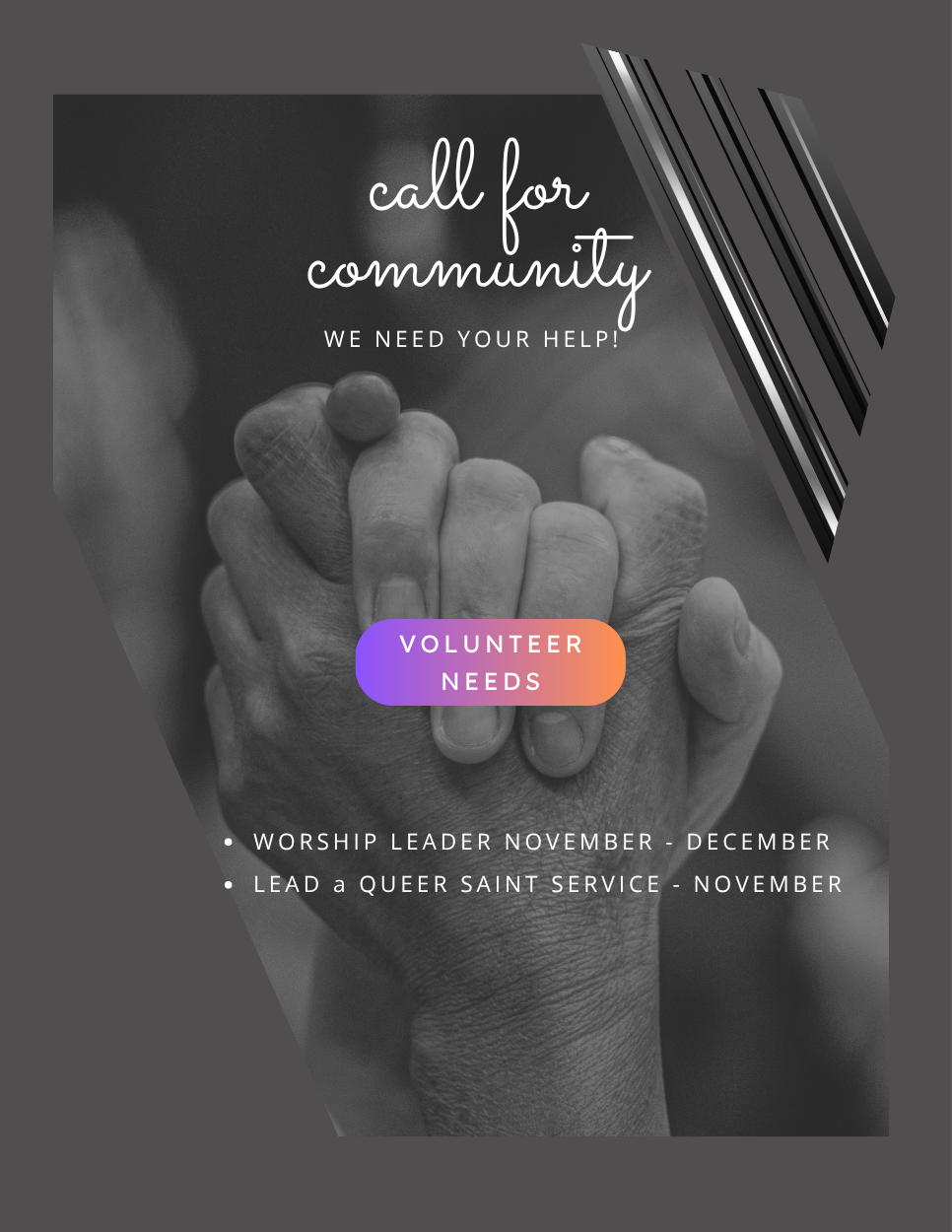 Volunteer Needs