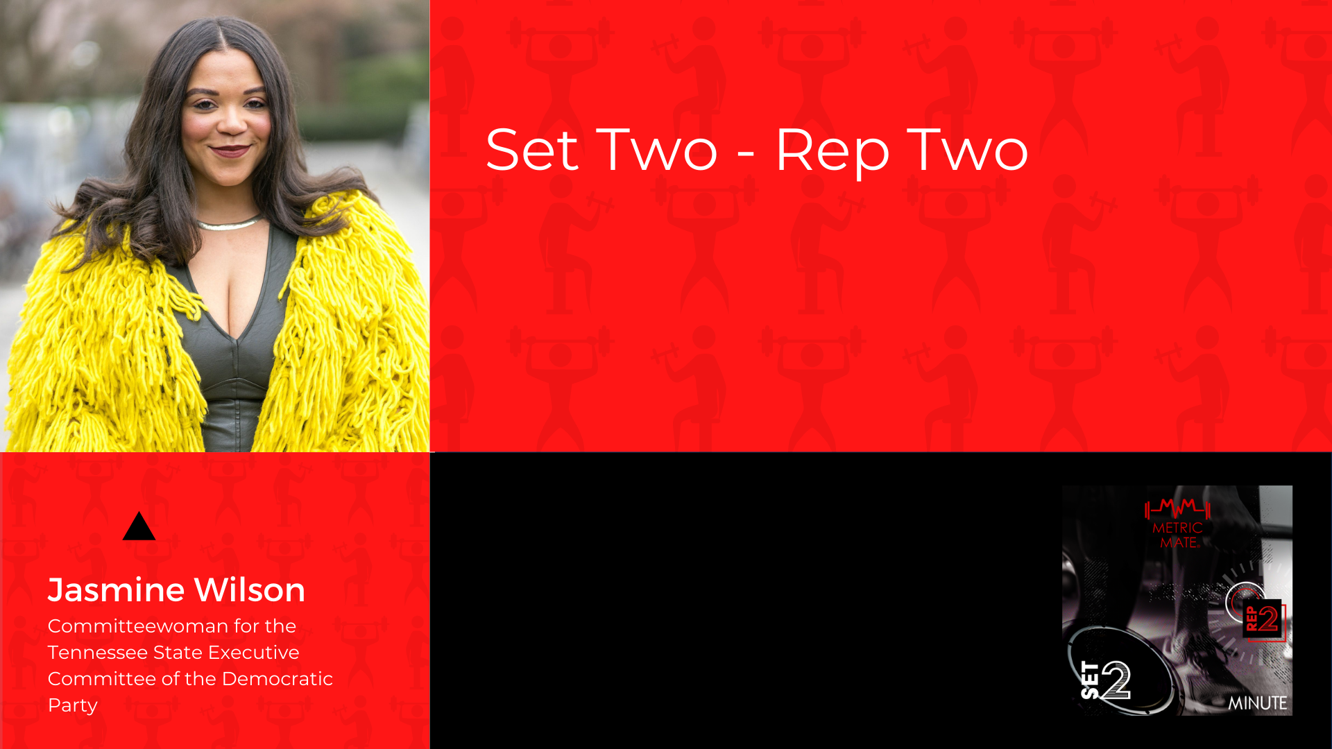 Set 2 Rep 2 with Jasmine Wilson — Metric Mate