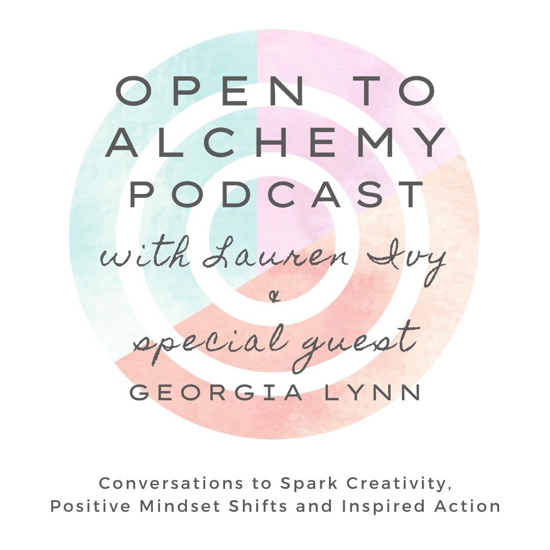 For anyone looking to respark their creative fire inside, this episode {Creativity as a Calling} is so inspiring! Listen in as my guest Georgia Lynn @iamgeorgialynn drops so much heart-opening wisdom on Creativity. 

We chat about:
🔥 Removing labels