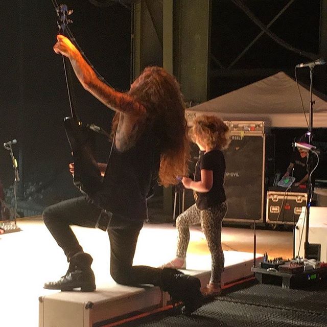 @doc.mother.runner and myself are forever grateful for @mattdirito @hayleycramerdrums for the experience they allowed Cayden to have! The  impressions they left for her love of music were made significantly stronger! You two are absolutely amazing! T